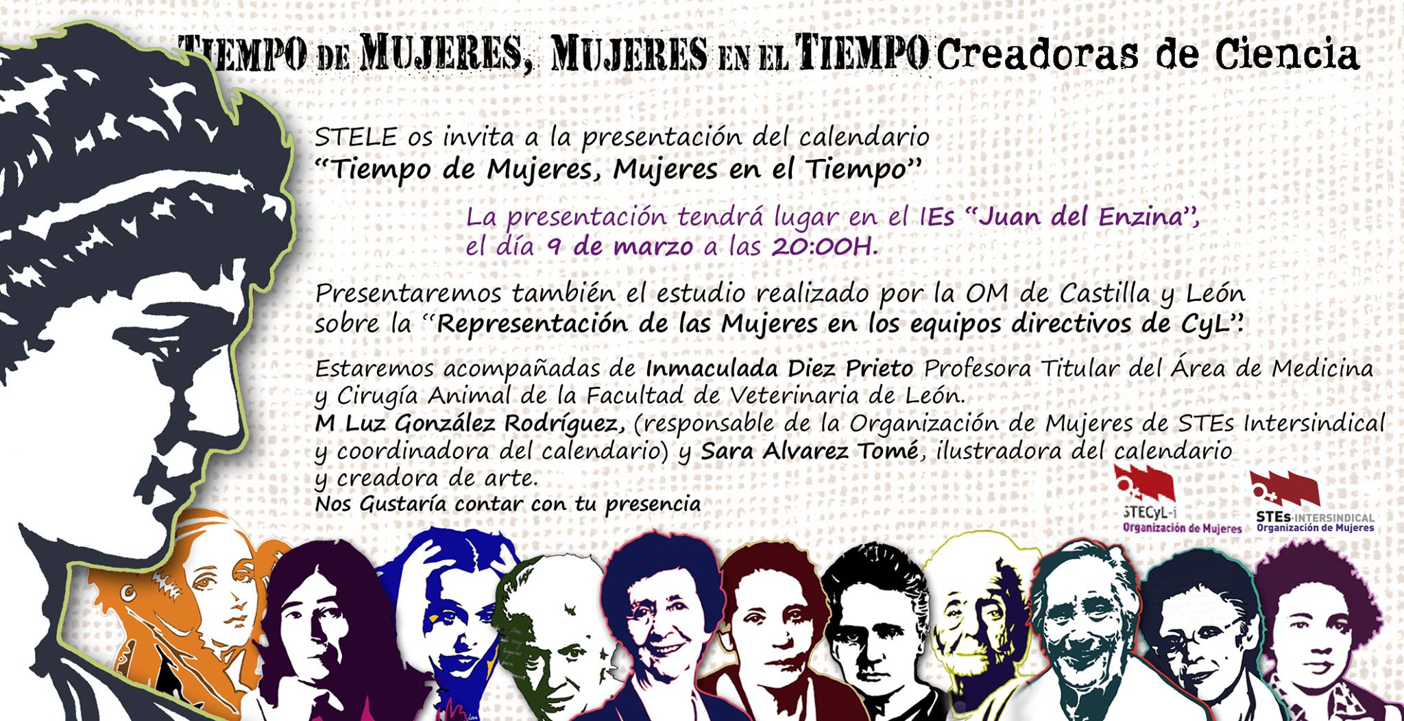 Calendario Mujeres en el Tiempo. León