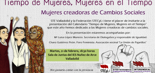 Invitación presentación calendario Valladolid