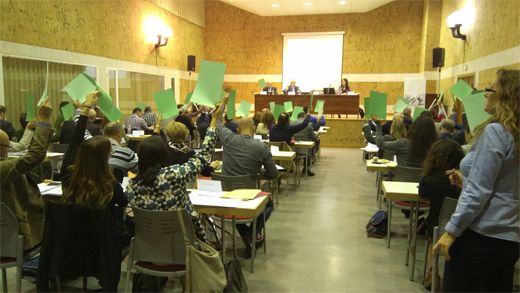 Votación en un Pleno del Consejo Escolar de Castilla y León