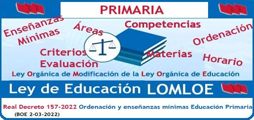 RD_157-2022_Ordenacion_Ensenanzas_Minimas_Primaria_BOE-02-03-2022