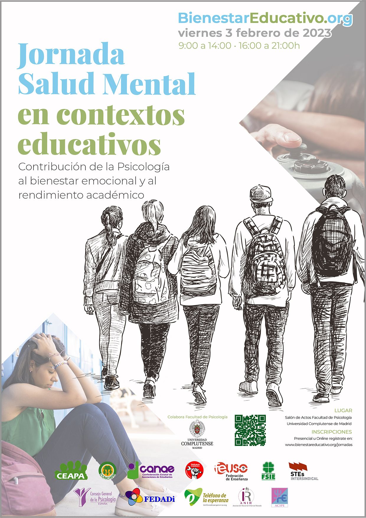 Jornada Salud mental en contextos educativos CARTEL