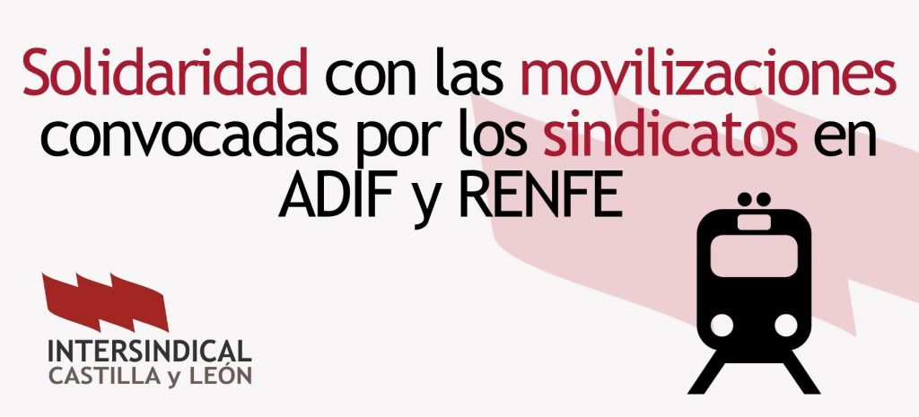 Comunicado de la Intersindical de Castilla y León en apoyo a las ...