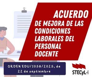Publicado el acuerdo de mejora condiciones laborales Profesorado de ...