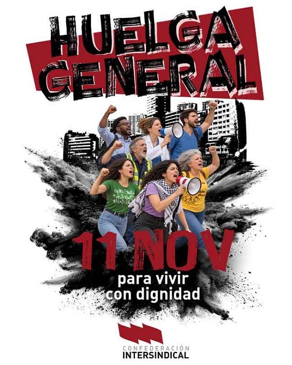 Huelga General 11 NOV 600x750