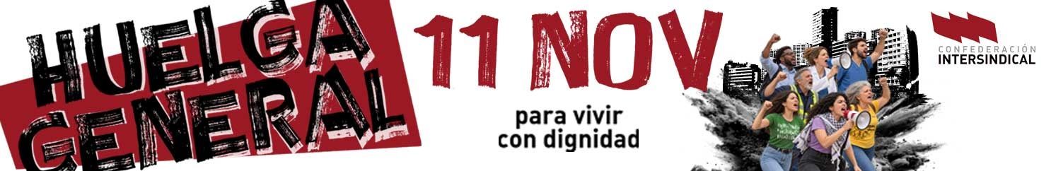 Huelga General 11 NOV banner 1486x242